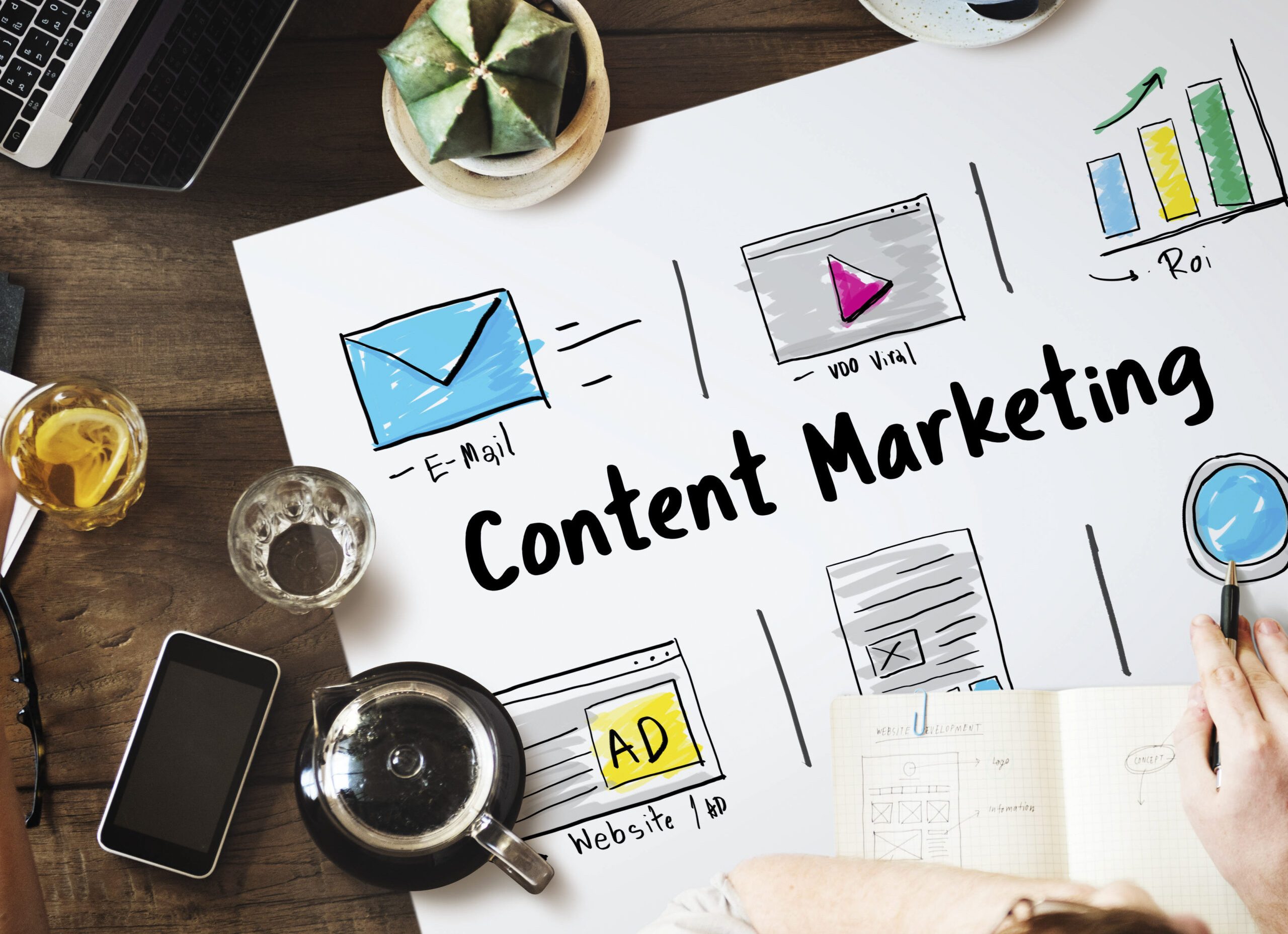 "Content Marketing Strategy - Engaging and Valuable Content for Audience Growth"